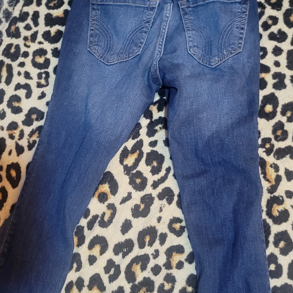 Hollister Women's Dark Blue Skinny Jeans